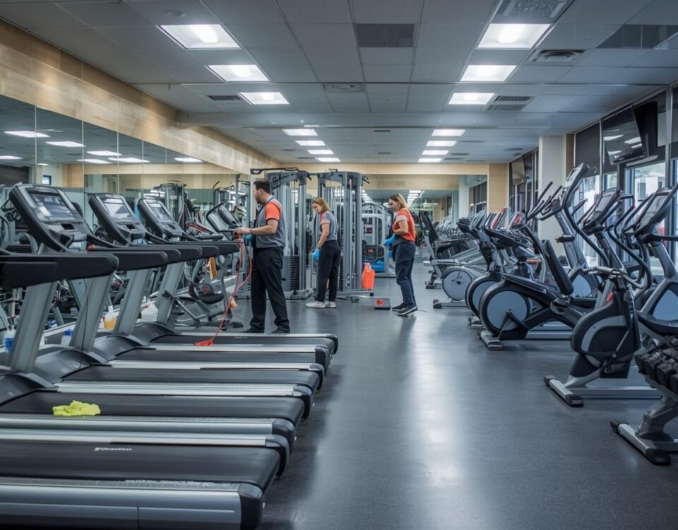 The Right Products for How to Clean Commercial Fitness Equipment